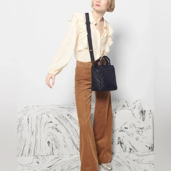 MZ Wallace Black Mini Box Tote/crossbody bag - Picture 13 of 14